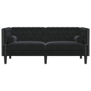 Sofa Sort 174 x 74,5 x 70,5 cm Fløjl
