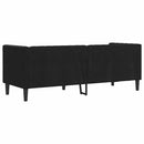 Sofa Sort 194 x 74,5 x 70,5 cm Fløjl