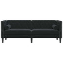Sofa Sort 194 x 74,5 x 70,5 cm Fløjl