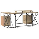 Bord med skuffe Sonoma eg 182 x 101 x 87,5 cm Konstrueret træ