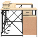 Bord med skuffe Sonoma eg 182 x 101 x 87,5 cm Konstrueret træ