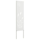 Have privatliv skærm Fretwork Hvid 32 x 140 cm Koldvalset stål