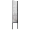 Have privatliv skærm Fretwork Sølv 32 x 140 cm Rustfrit stål