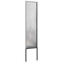 Have privatliv skærm Fretwork Sølv 32 x 140 cm Rustfrit stål