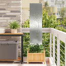 Have privatliv skærm Sølv 32 x 140 cm Galvaniseret stål