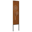 Have privatliv skærm Fretwork Rusten 32 x 140 cm Cortenstål