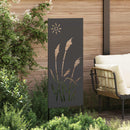 Have privatliv skærm Fretwork Sort 50 x 140 cm Koldvalset stål