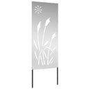 Have privatliv skærm Sølv 50 x 140 cm Galvaniseret stål