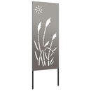 Have privatliv skærm Fretwork Rusten 50 x 140 cm Cortenstål
