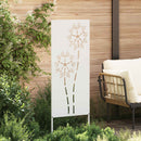 Have privatliv skærm Fretwork Hvid 50 x 140 cm Koldvalset stål
