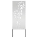 Have privatliv skærm Sølv 50 x 140 cm Galvaniseret stål