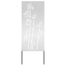 Have privatliv skærm Sølv 50 x 140 cm Galvaniseret stål