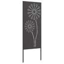 Have privatliv skærm Fretwork Sort 50 x 140 cm Koldvalset stål