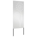 Have privatliv skærm Sølv 50 x 140 cm Galvaniseret stål