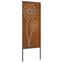 Have privatliv skærm Fretwork Rusten 50 x 140 cm Cortenstål