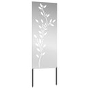 Have privatliv skærm Sølv 50 x 140 cm Galvaniseret stål