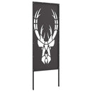 Have privatliv skærm Dyreprint Sort 50 x 140 cm Koldvalset stål