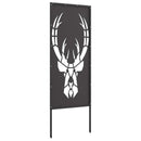 Have privatliv skærm Dyreprint Sort 50 x 140 cm Koldvalset stål