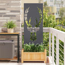 Have privatliv skærm Antracit 50 x 140 cm Koldvalset stål