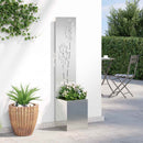 Have privatliv skærm Sølv 32 x 150 cm Galvaniseret stål