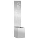 Have privatliv skærm Sølv 32 x 150 cm Galvaniseret stål