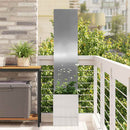 Have privatliv skærm Sølv 32 x 150 cm Galvaniseret stål