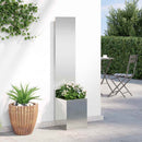 Have privatliv skærm Sølv 32 x 150 cm Galvaniseret stål
