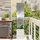 Have privatliv skærm Sølv 32 x 150 cm Galvaniseret stål