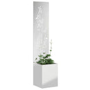 Have privatliv skærm Sølv 32 x 150 cm Galvaniseret stål