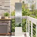 Have privatliv skærm Sølv 32 x 150 cm Galvaniseret stål