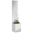 Have privatliv skærm Sølv 32 x 150 cm Galvaniseret stål