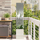 Have privatliv skærm Sølv 32 x 150 cm Galvaniseret stål