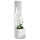 Have privatliv skærm Sølv 32 x 150 cm Galvaniseret stål