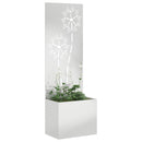 Have privatliv skærm Sølv 50 x 150 cm Galvaniseret stål