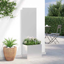 Have privatliv skærm Sølv 50 x 32 x 150 cm Galvaniseret stål