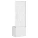 Have privatliv skærm Fretwork Hvid 50 x 150 cm Koldvalset stål
