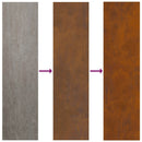 Have privatliv skærm Rusten 50 x 32 x 150 cm Forvitret stål