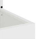 Have privatliv skærm Blomstret Hvid 50 x 150 cm Koldvalset stål