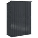 Haveskure Antracit 140,5 x 74 x 200 cm Metal