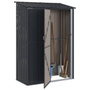 Haveskure Antracit 140,5 x 74 x 200 cm Metal
