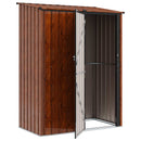 Haveskure Brun 153,5 x 86 x 200 cm Metal