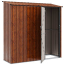 Haveskure Brun 203,5 x 73 x 200 cm Metal
