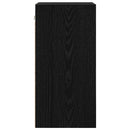 Hængeskab med hylde Sort eg 30 x 29,5 x 60 cm Konstrueret træ