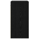 Hængeskab med hylde Sort eg 40 x 29,5 x 60 cm Konstrueret træ