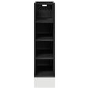 Køkken base kabinet Sort eg 20 x 44,5 x 81,5 cm Konstrueret træ