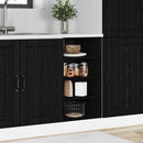 Køkken base kabinet Sort eg 40 x 44,5 x 81,5 cm Konstrueret træ