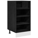 Køkken base kabinet Sort eg 40 x 44,5 x 81,5 cm Konstrueret træ