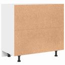 Køkken Hjørne Base Skab med dør Sort eg 86 x 46 x 81,5 cm