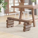 bænk Naturfarvet 110 x 30 x 34 cm Massiv Teaktræ