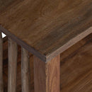 Sengebord Brun 30 x 30 x 47 cm Solid genbrugs træ